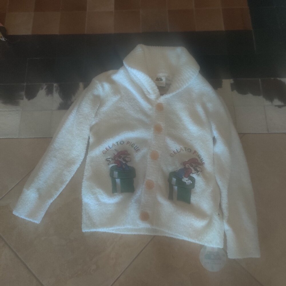 Gelato Pique   Super Mario collection cardigan size M-L New UNISEX